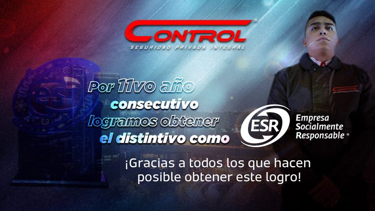 Distintivo ESR Control Seguridad 2024